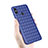 Custodia Silicone Cover Morbida Spigato per Xiaomi Mi 8 Blu