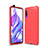 Custodia Silicone Cover Morbida Spigato S01 per Huawei Y9s Rosso