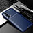 Custodia Silicone Cover Morbida Spigato S01 per Motorola Moto Edge (2021) 5G Blu