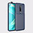 Custodia Silicone Cover Morbida Spigato S01 per OnePlus 7 Pro Blu
