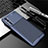 Custodia Silicone Cover Morbida Spigato S01 per OnePlus Nord Blu