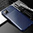 Custodia Silicone Cover Morbida Spigato S01 per Samsung Galaxy F42 5G Blu
