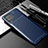 Custodia Silicone Cover Morbida Spigato S01 per Samsung Galaxy F62 5G Blu