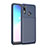 Custodia Silicone Cover Morbida Spigato S01 per Samsung Galaxy M01s Blu