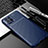 Custodia Silicone Cover Morbida Spigato S01 per Samsung Galaxy M33 5G Blu