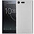 Custodia Silicone Cover Morbida Spigato S01 per Sony Xperia XZ1 Compact Argento