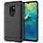 Custodia Silicone Cover Morbida Spigato S02 per Huawei Mate 20 Nero