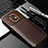 Custodia Silicone Cover Morbida Spigato S02 per Xiaomi Redmi 10X 5G Marrone
