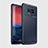 Custodia Silicone Cover Morbida Spigato T01 per Samsung Galaxy Note 9 Blu
