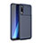 Custodia Silicone Cover Morbida Spigato WL1 per Samsung Galaxy A50 Blu