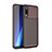 Custodia Silicone Cover Morbida Spigato WL1 per Samsung Galaxy A50 Marrone