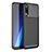 Custodia Silicone Cover Morbida Spigato WL1 per Samsung Galaxy A70 Nero