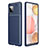 Custodia Silicone Cover Morbida Spigato WL1 per Samsung Galaxy M12 Blu