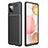 Custodia Silicone Cover Morbida Spigato WL1 per Samsung Galaxy M12 Nero