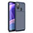 Custodia Silicone Cover Morbida Spigato WL1 per Samsung Galaxy M21 Blu