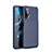 Custodia Silicone Cover Morbida Spigato Y01 per Huawei Honor 20 Blu