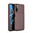 Custodia Silicone Cover Morbida Spigato Y01 per Huawei Honor 20 Marrone