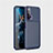 Custodia Silicone Cover Morbida Spigato Y01 per Huawei Honor 20 Pro Blu