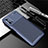 Custodia Silicone Cover Morbida Spigato Y01 per Huawei Honor X10 Max 5G Blu