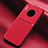 Custodia Silicone Cover Morbida Spigato Y01 per Huawei Mate 30 5G Rosso