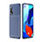 Custodia Silicone Cover Morbida Spigato Y01 per Huawei Nova 6 5G Blu