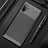 Custodia Silicone Cover Morbida Spigato Y01 per Samsung Galaxy Note 10 Plus Nero