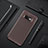 Custodia Silicone Cover Morbida Spigato Y01 per Samsung Galaxy S10e Marrone