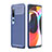 Custodia Silicone Cover Morbida Spigato Y01 per Xiaomi Mi 10 Pro Blu