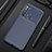 Custodia Silicone Cover Morbida Spigato Y01 per Xiaomi Redmi Note 8 (2021) Blu