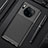 Custodia Silicone Cover Morbida Spigato Y02 per Huawei Mate 30E Pro 5G Nero
