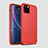 Custodia Silicone Cover Morbida Spigato Y03 per Apple iPhone 11 Pro Rosso