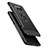 Custodia Silicone e Plastica Opaca con Anello Supporto A01 per Samsung Galaxy Note 8 Nero