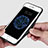 Custodia Silicone e Plastica Opaca con Anello Supporto A03 per Apple iPhone 8 Plus Nero