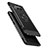 Custodia Silicone e Plastica Opaca con Anello Supporto per Samsung Galaxy Note 8 Duos N950F Nero