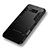 Custodia Silicone e Plastica Opaca con Supporto per Samsung Galaxy S8 Nero