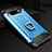 Custodia Silicone e Plastica Opaca Cover con Anello Supporto H01 per Samsung Galaxy S10