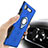 Custodia Silicone e Plastica Opaca Cover con Anello Supporto per Sony Xperia XZ1 Compact