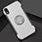 Custodia Silicone e Plastica Opaca Cover con Anello Supporto S01 per Apple iPhone XR