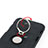 Custodia Silicone e Plastica Opaca Cover con Anello Supporto S01 per Huawei P30