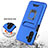 Custodia Silicone e Plastica Opaca Cover con Magnetico Anello Supporto J01S per Samsung Galaxy A04s