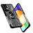 Custodia Silicone e Plastica Opaca Cover con Magnetico Anello Supporto J01S per Samsung Galaxy A52s 5G