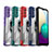 Custodia Silicone e Plastica Opaca Cover con Magnetico Anello Supporto J01S per Samsung Galaxy M02