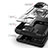 Custodia Silicone e Plastica Opaca Cover con Magnetico Anello Supporto J01S per Samsung Galaxy M22 4G
