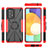 Custodia Silicone e Plastica Opaca Cover con Magnetico Anello Supporto J01X per Samsung Galaxy A53 5G