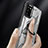 Custodia Silicone e Plastica Opaca Cover con Magnetico Anello Supporto J02S per Samsung Galaxy A02s