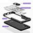 Custodia Silicone e Plastica Opaca Cover con Magnetico Anello Supporto J02S per Samsung Galaxy A32 5G