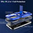 Custodia Silicone e Plastica Opaca Cover con Magnetico Anello Supporto J03S per Apple iPhone 14 Pro