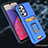 Custodia Silicone e Plastica Opaca Cover con Magnetico Anello Supporto J03S per Samsung Galaxy A33 5G
