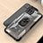 Custodia Silicone e Plastica Opaca Cover con Magnetico Anello Supporto J03S per Samsung Galaxy F42 5G