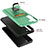 Custodia Silicone e Plastica Opaca Cover con Magnetico Anello Supporto J03S per Samsung Galaxy S22 5G